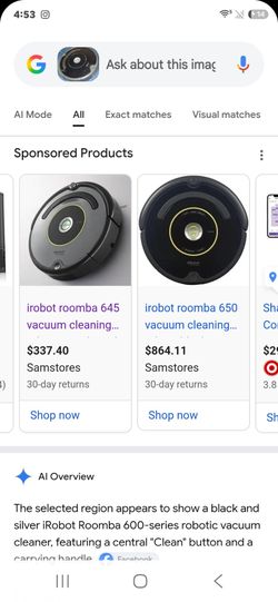 360 I robot vacuum cleaner
