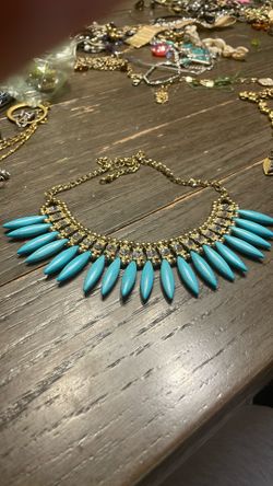 Turquoise Bold Statement Necklace