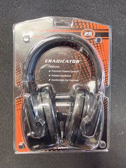 Radians Eradicator Passive Earmuffs NRR 28
