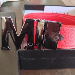 Red MCM Belt