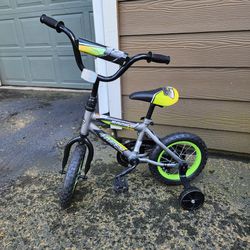 Huffy Rock It Kid’s Green Bicycle 12'' EZ Build Boy’s Bike