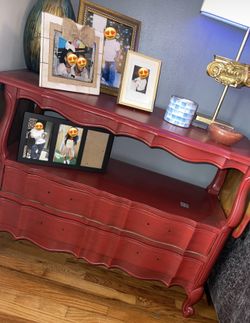 Antique Chester Table w/ Extended Counter Top