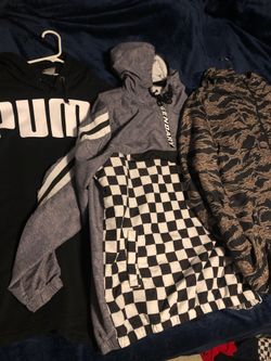 Sweat shirt and windbreakers