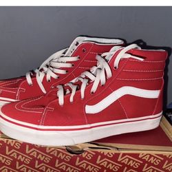 Red Vans Size 11.5 Men’s