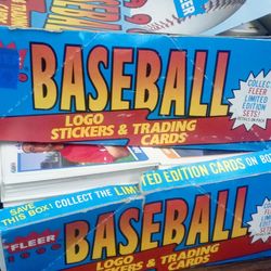 BASEBALL CARD & STICKER LOT MINT CONDITION