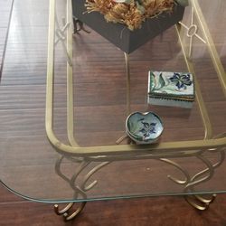 Beatiful Glass/ Iron Coffee Table