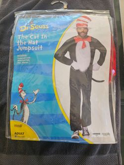 Dr Seuss Cat in the Hat Jumpsuit Costume 👀READ BELOW ⤵️