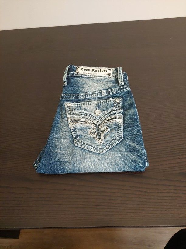 Rock Revival Women Jeans Super Cute Skinny 29x31