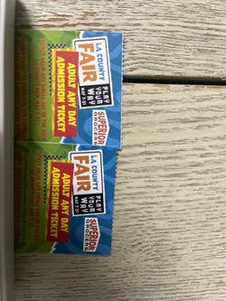 LA County fair ticket in Pomona