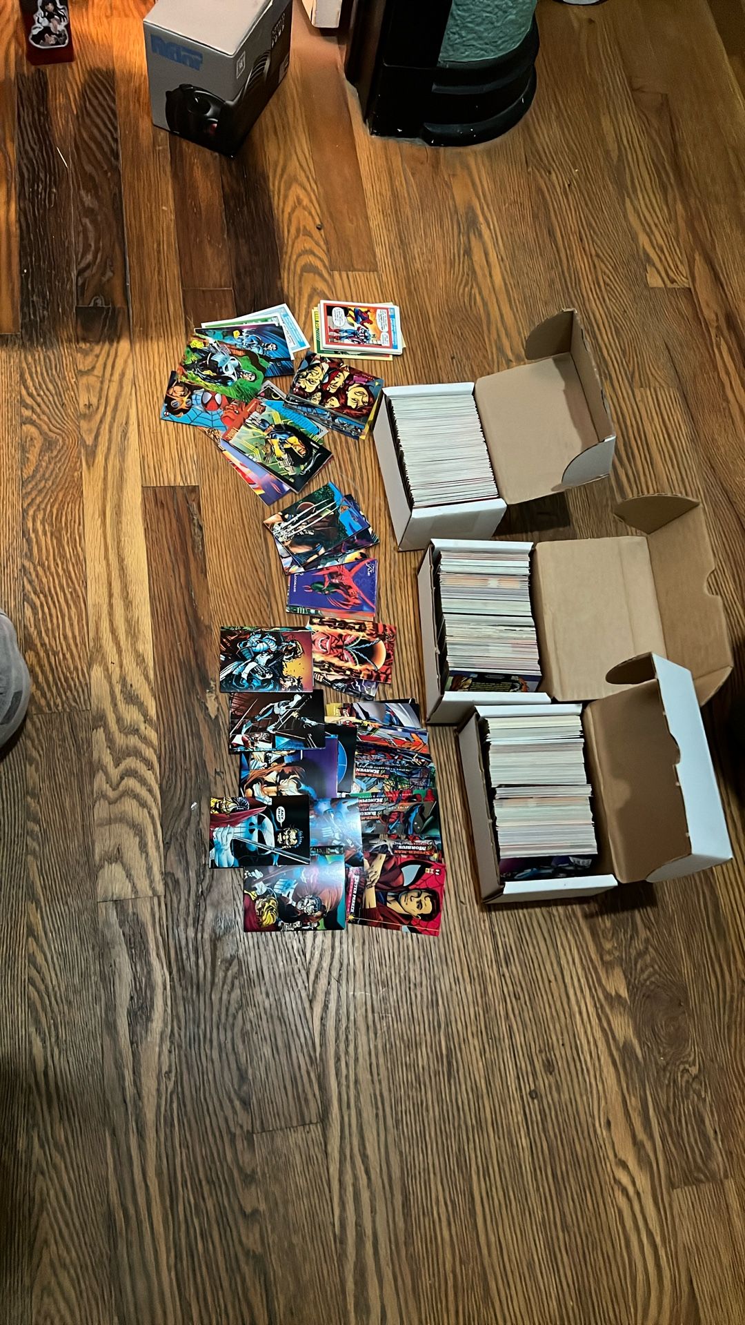 Marvel Flair Cards Whole Sets All Vintage