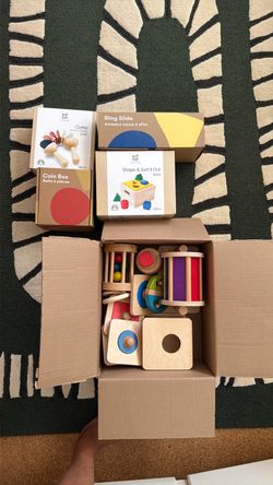 Baby Montessori wood toys