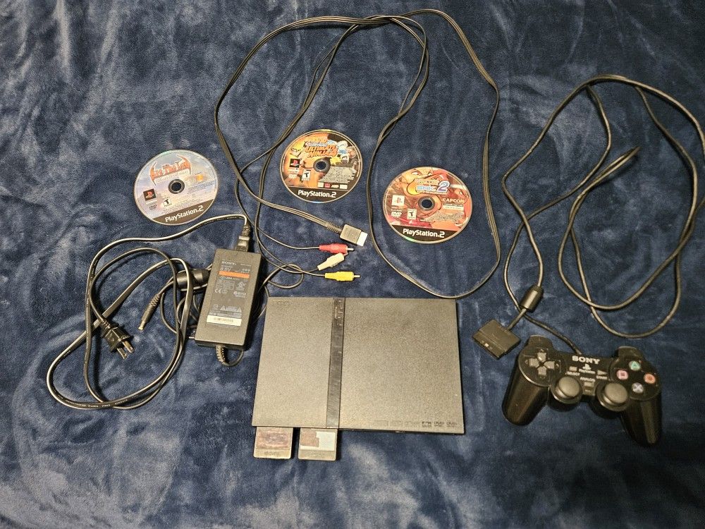 Black Sony Playstation 2 Slim package