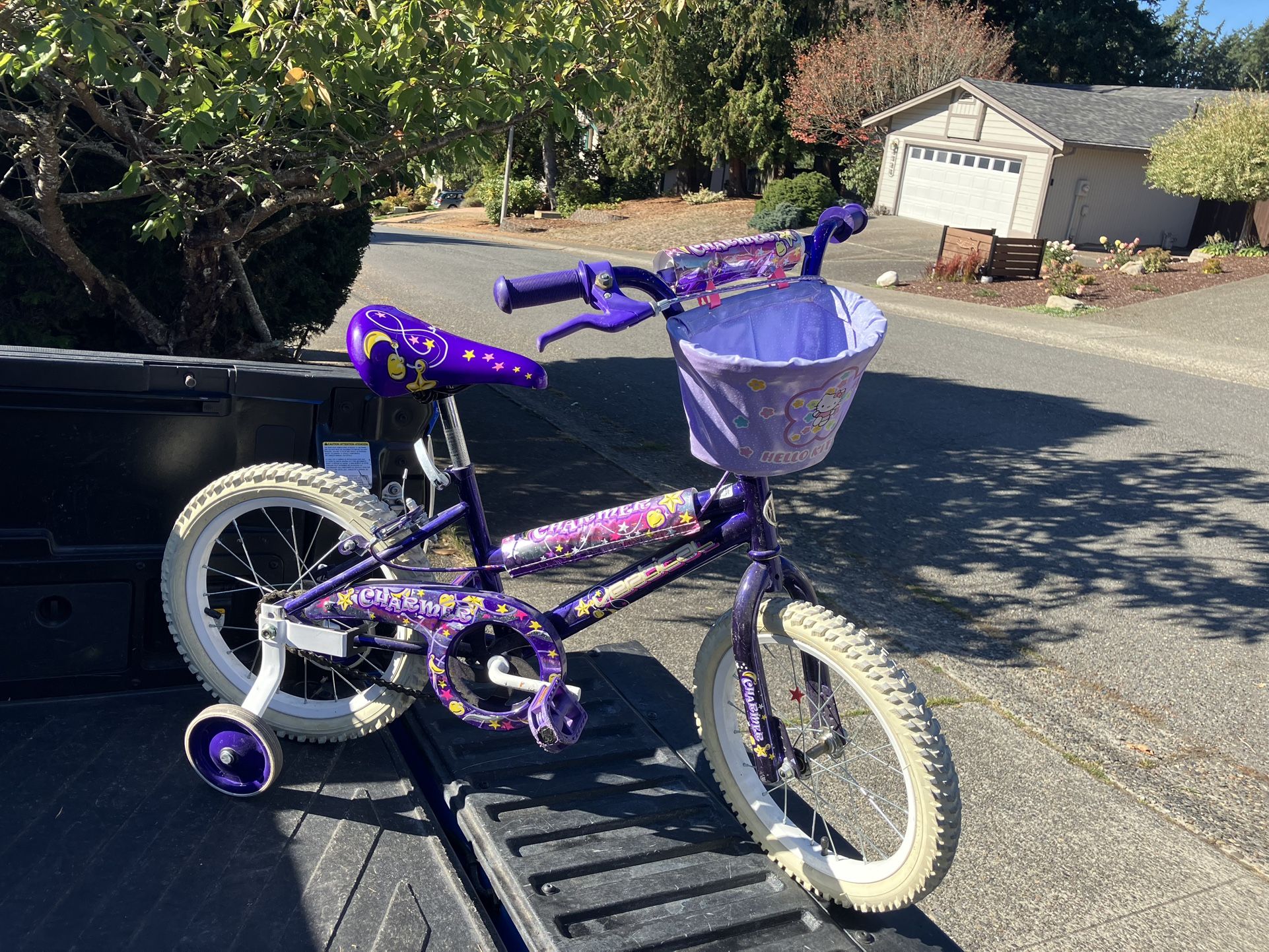 Child Kid Children Bike 16” Wheels With Training Wheels Bicycle Tricycle Trike in Good Condition