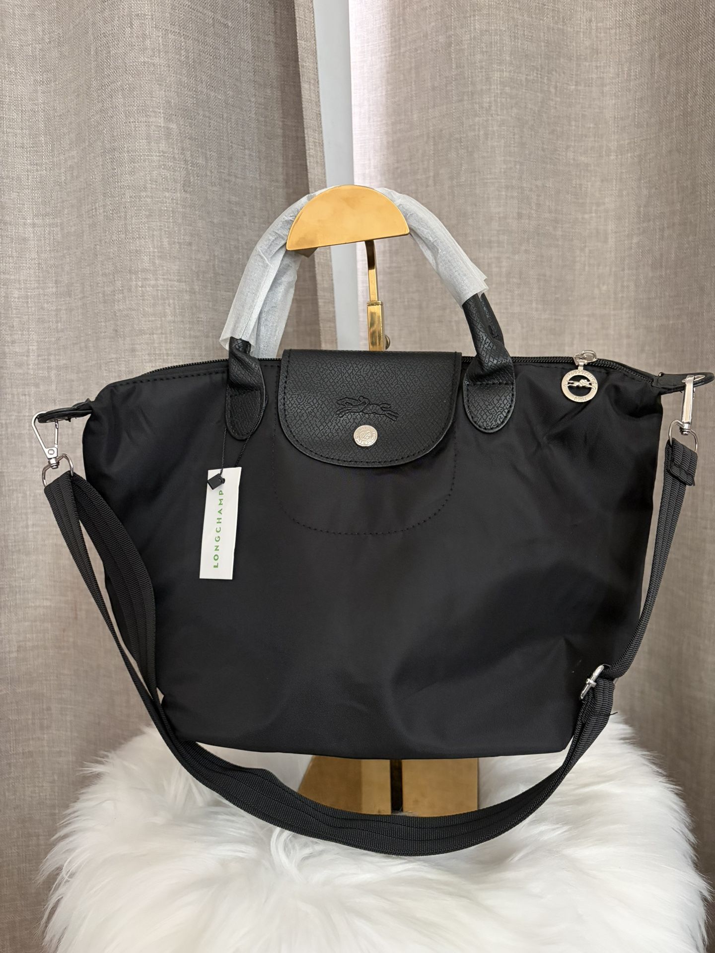 Black Nylon Shoulder Bag Crossbody Bag 🖤