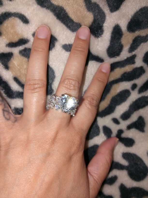 Heart Ring New Size 7 ss