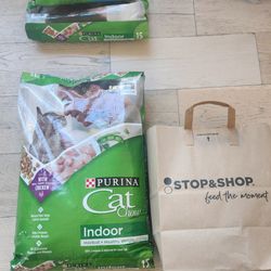 Big Ole bag of Purina indoor cat food