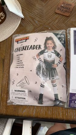 Girls Cheerleader Halloween Costume