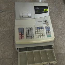 Sharp XE-A20s Electronic Cash Register With Manager Key & Operator Key 