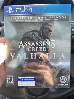 OPEN TO OFFERS AND TRADES Assassins Creed Valhalla Ultimate Edition Steelbook  