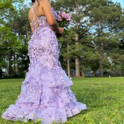 Lavender Prom Dress -small 