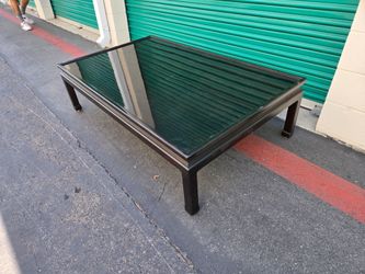 Karges black lacquer table