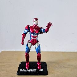 Hasbro Marvel Universe Iron Patriot 3.75” Action Figure #019 + bonus Captain America Shield