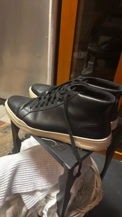 Cole Haan Grand High-Top Leather Sneakers