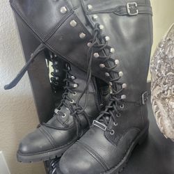 Brand New Women's Harley Boots. Never Worn 7 1/2