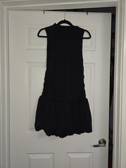 Little black bubble dress