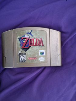 RARE Zelda: Ocarina of Time GOLD Collector's Edition N64 – Tested!