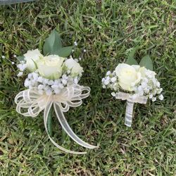 Flower Corsage And Boutonniere