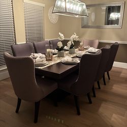 Dinning Table with 8 Chairs