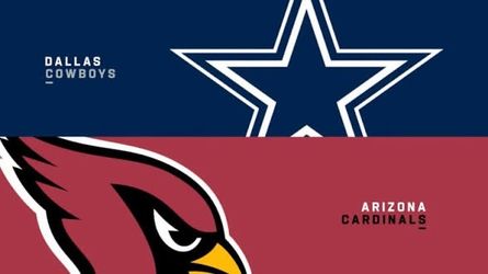 6 Lower Level Tickets Section 117 Row 11 to Cowboys and Cardinals game with Orange Parking pass.  $100 per ticket.