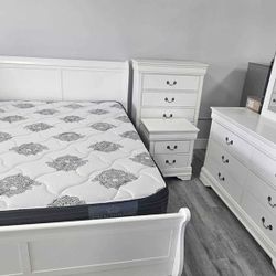 New 4pc Bedroom Set In Box Buy Now Pay Later