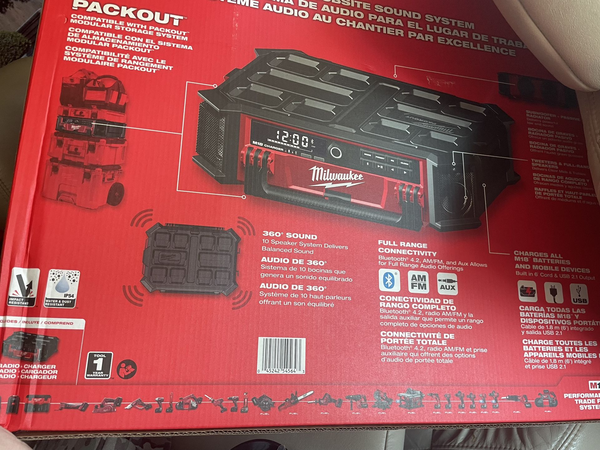 Milwaukee packout speaker