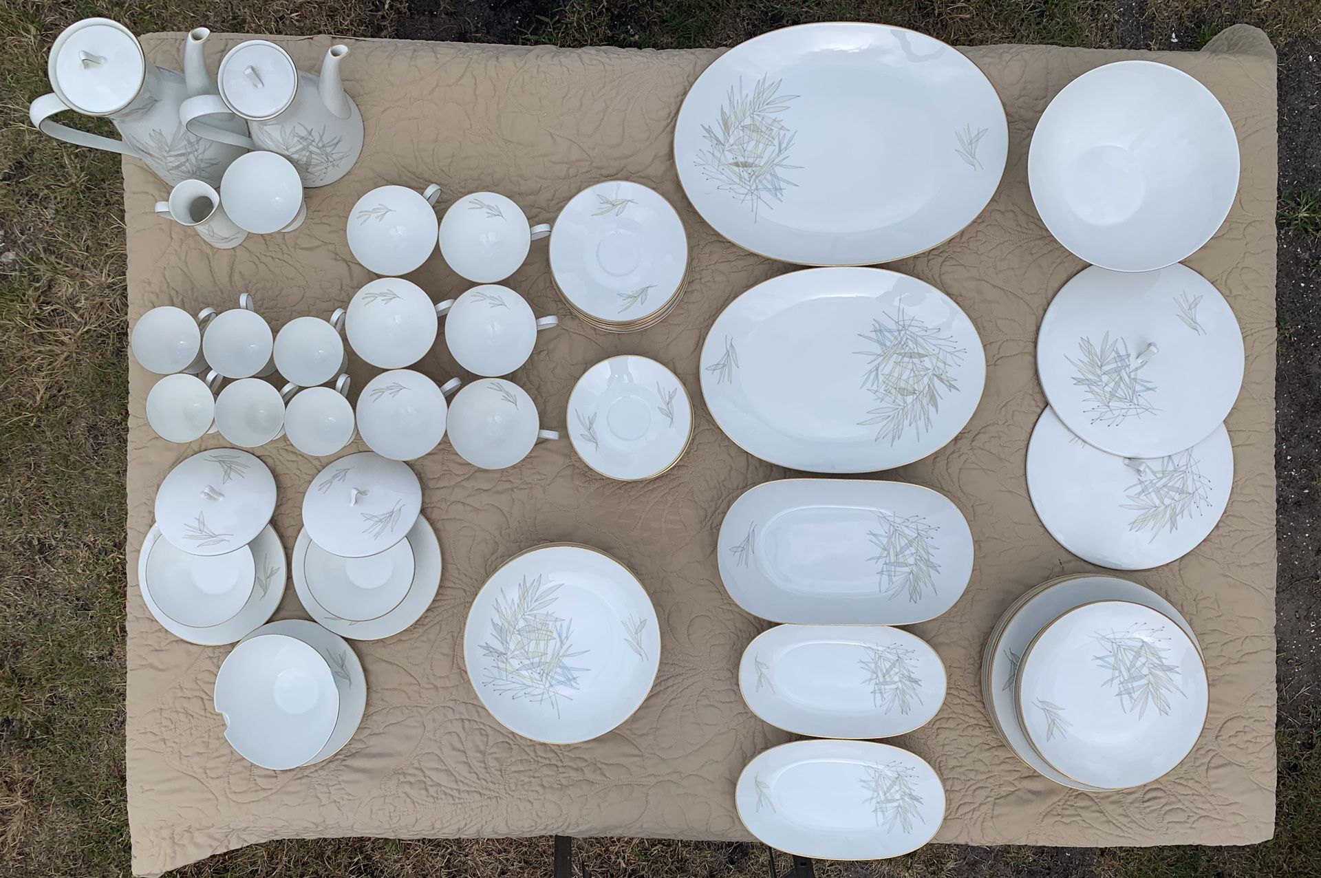 1955 Rosenthal China. Unique, Wheat pattern.