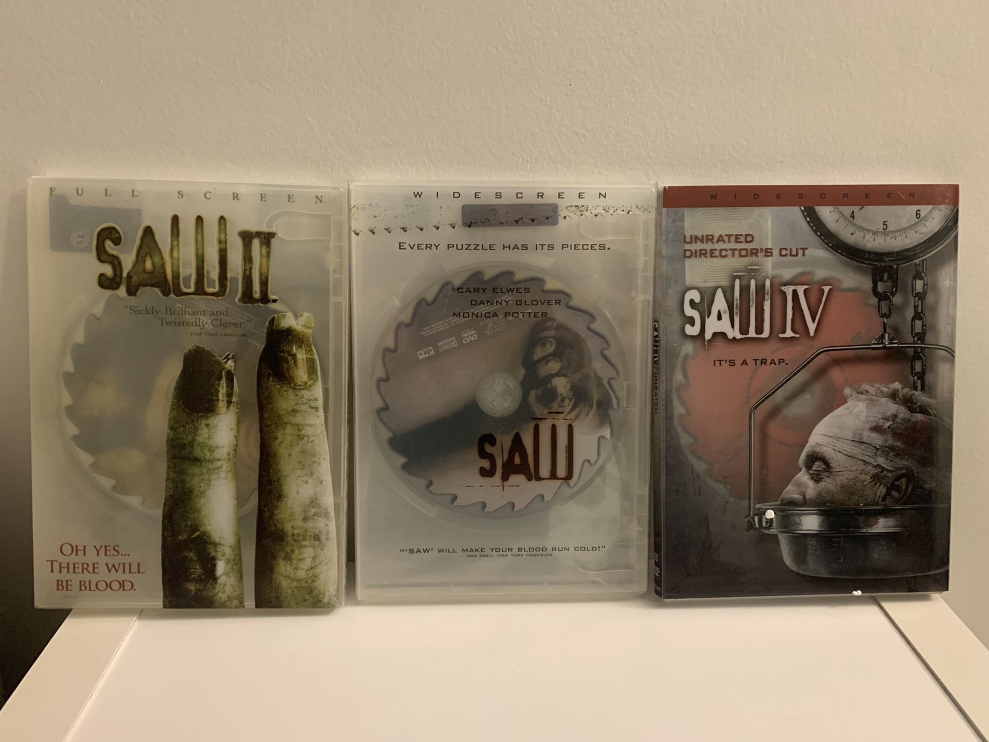 Saw 2 & 3 & 4