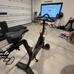 Used Peloton Bike And Mat