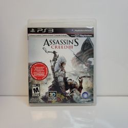 Assassin's Creed 3 PS3 CIB
