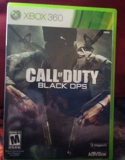 Xbox 360 Two Games Call Of Duty Black Ops And Call Of Duty Ghosts