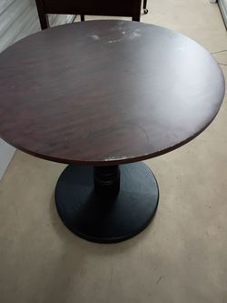 Wooden Round Table