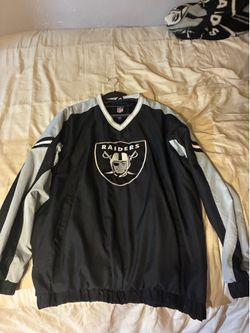 Raiders windbreaker with pockets size XL