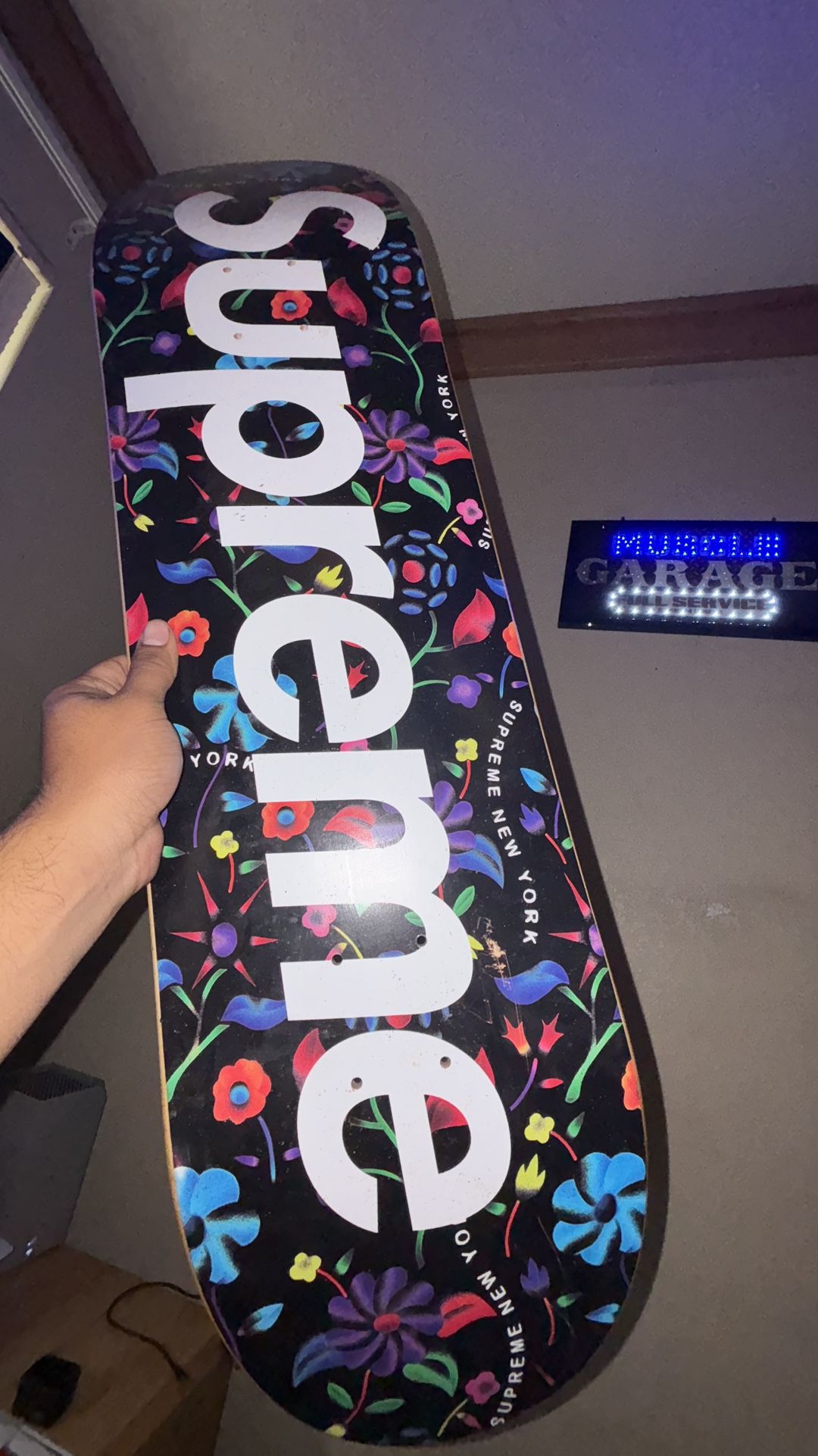 supreme skateboard x spitfire wheels