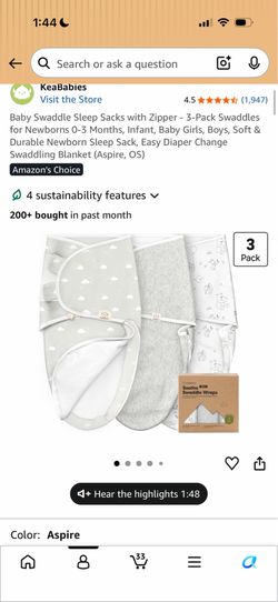 Baby NB swaddle