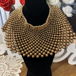 Beaded Collar Necklace 