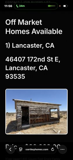 Homes and land for sale