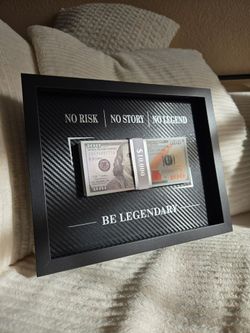 Handmade money frame