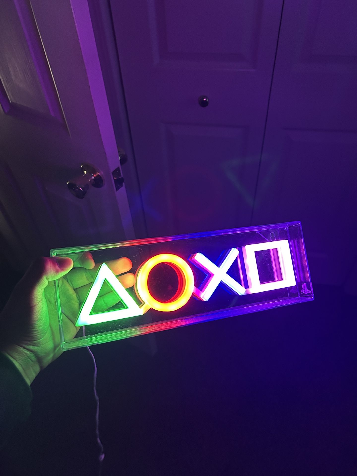 playstation led neon
