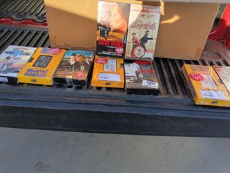 VHS movies two boxes 150 movies
