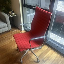 Vintage Eames Executive Chair -Red
